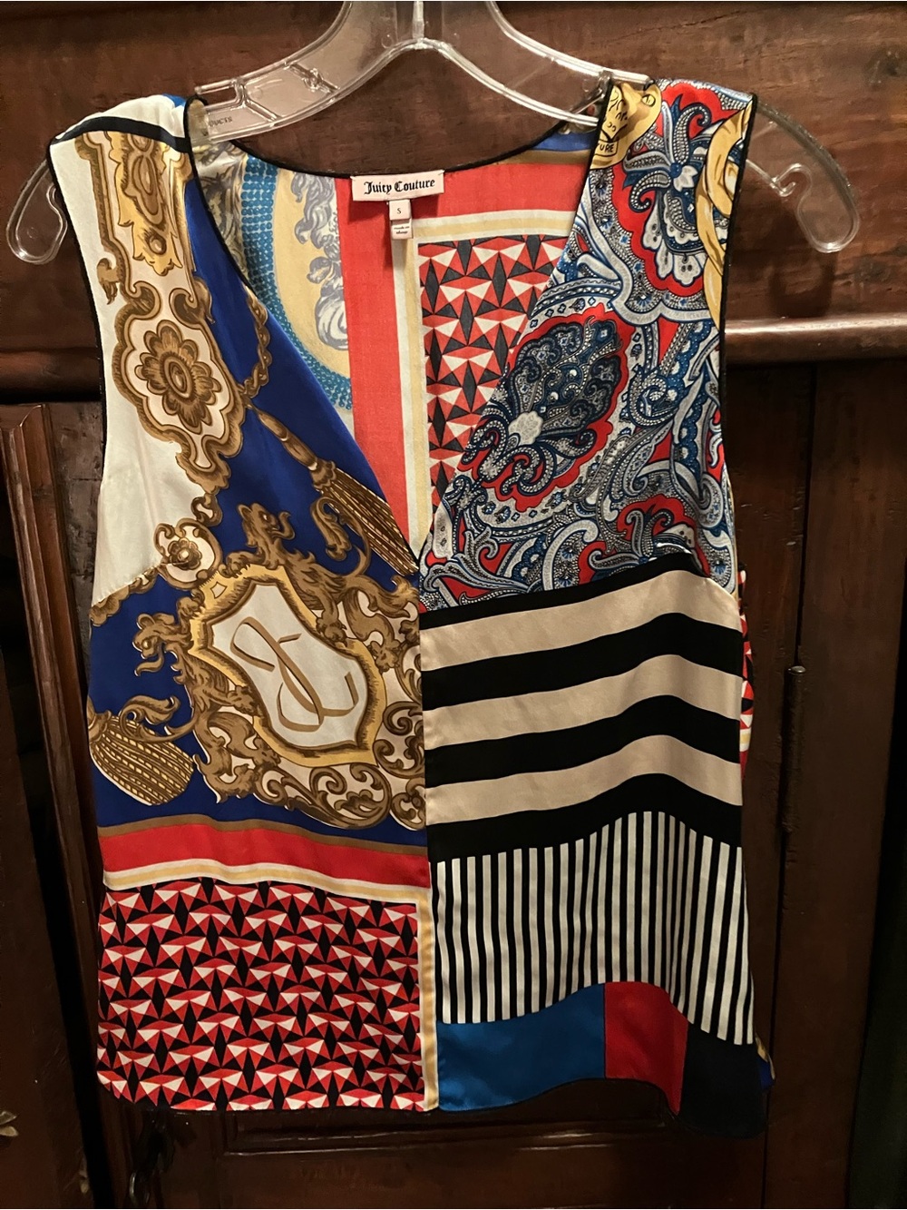 Juicy Couture Multicolor Silk Top